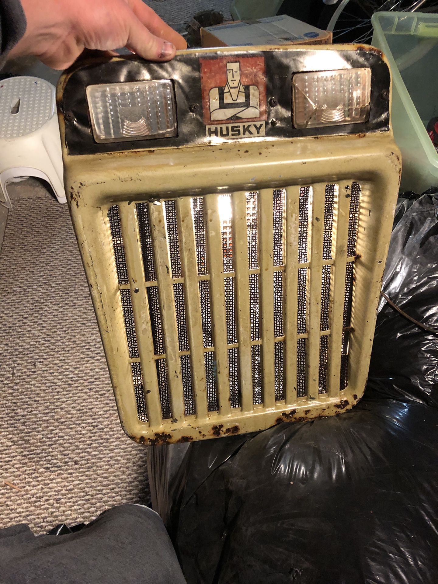 Old tractor grill