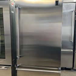 HESTAN 36”WIDE BUILT IN BOTTOM FREEZER REFRIGERATOR 