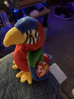 Jabber the Parrot Beanie Baby