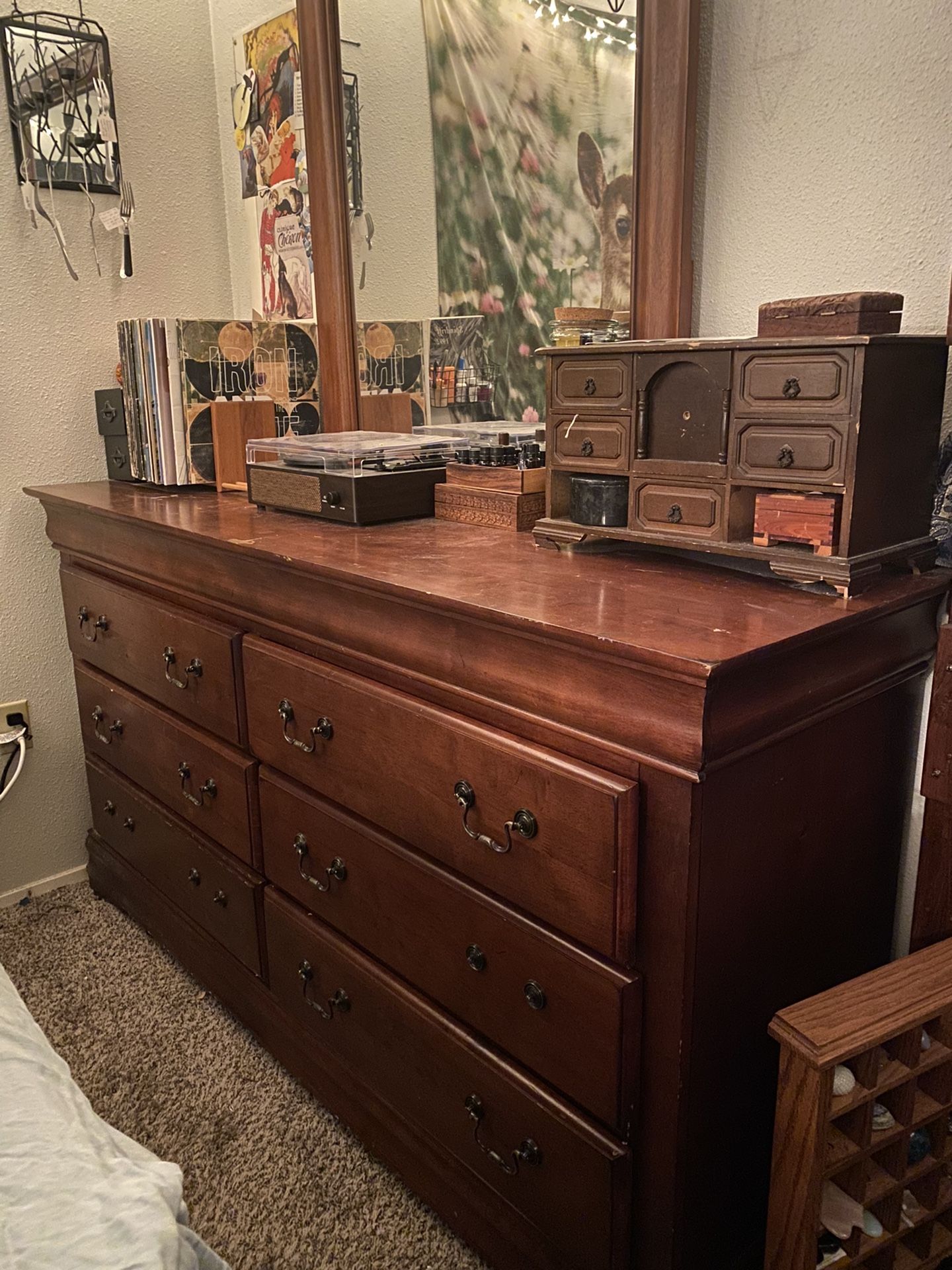 Good Dresser + Mirror - $150 (you pick up)