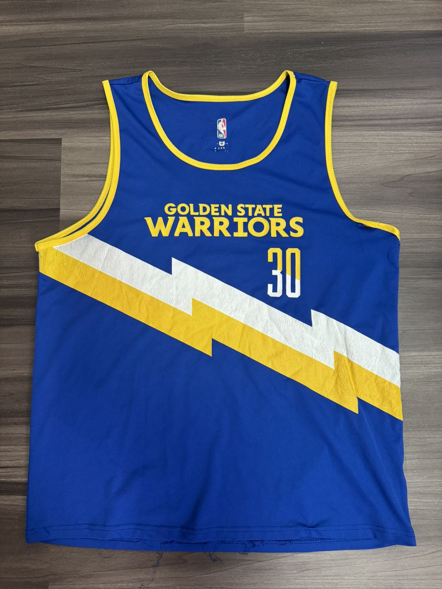 NBA UNK Golden State Warriors Stephen Curry Blue Jersey Tank Men’s Size XL