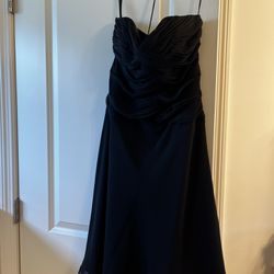 Black Prom Or Cocktail Dress- Size 7/8 (medium)