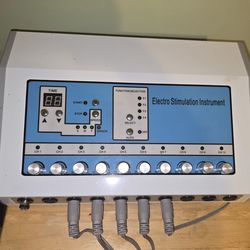 Masajeador meridiano de salida de 10 canales, dispositivo de remiendo del pulso, masaje de relajación muscular del punto de acupuntura