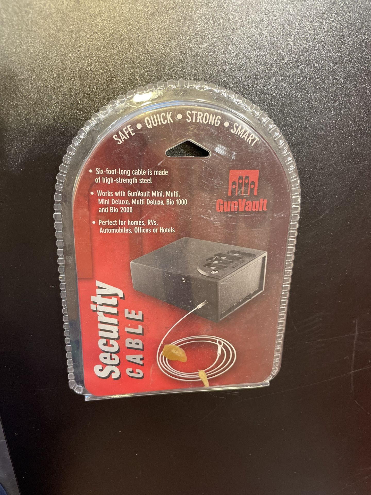 GUNVAULT 6ft. SECURITY CABLE