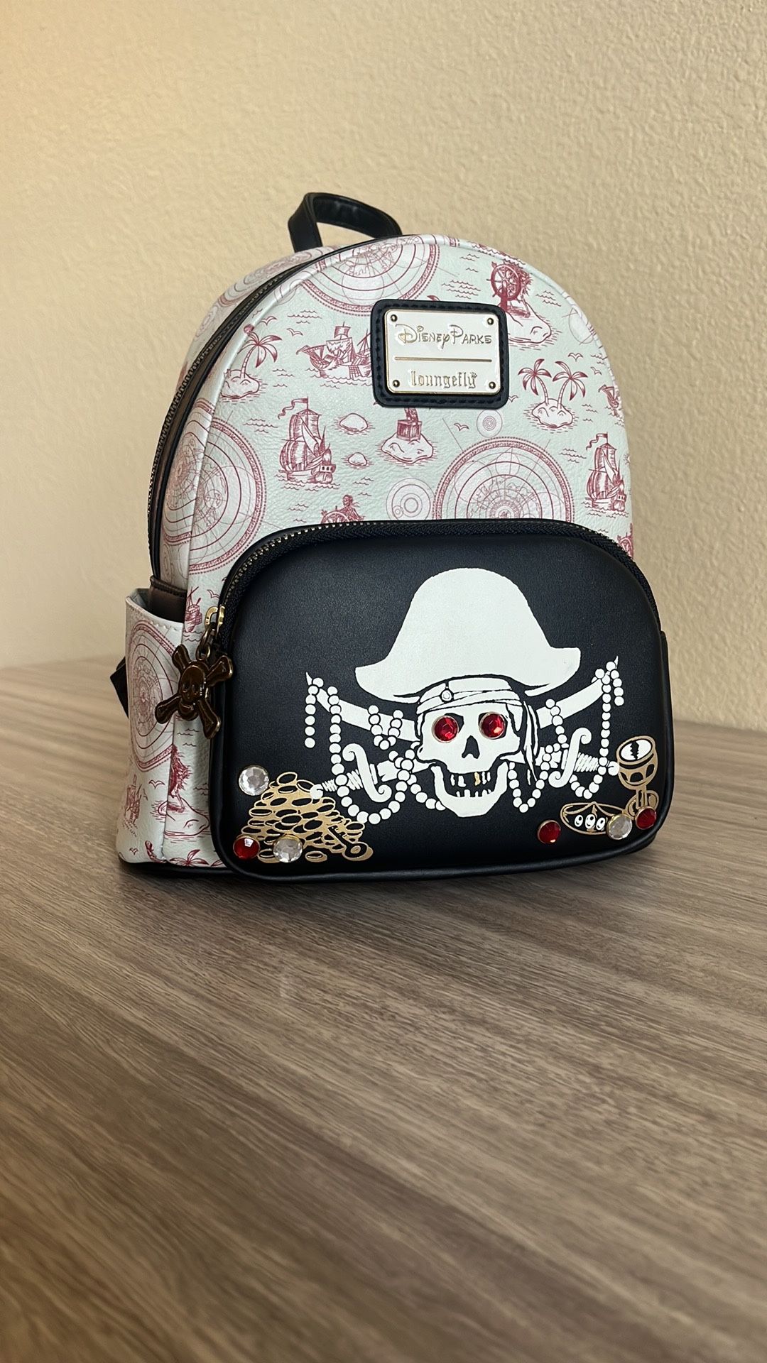 Loungefly Pirates of the Caribbean Backpack - GLOW IN THE DARK
