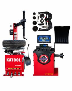 KT-T800 / KT-B750 Complete Tire Service Package for Cars, SUVs & Light Trucks