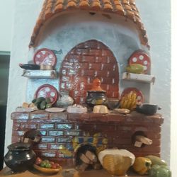 HAND MADE CERAMIC KITCHEN DECORATION 