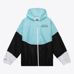 3XL Seattle Kraken Lightweight Full-Zip Windbreaker Jacket