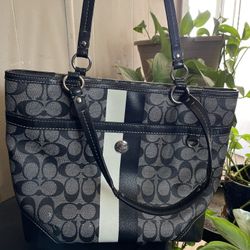 black coach purse 