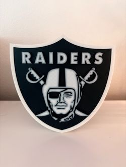 Las Vegas Raiders Logo Shield Plaque