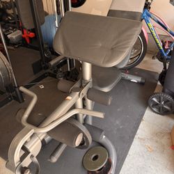 Combo leg Extension,leg Curl, and Bicep Curl