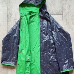 Adult small/medium Snap Up Reversible Rain Coat