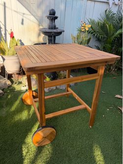 Outdoor Wooden table (brand new in box not assembled )