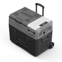 GLAREWHEEL ELECTRIC COOLER ICELESS PORTABLE REFRIGERATOR 40L