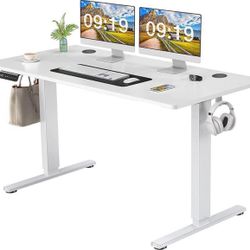 63x24inches Electric Standing Desk with Splice Board,Ergonomic Height Adjustabley.4 colors