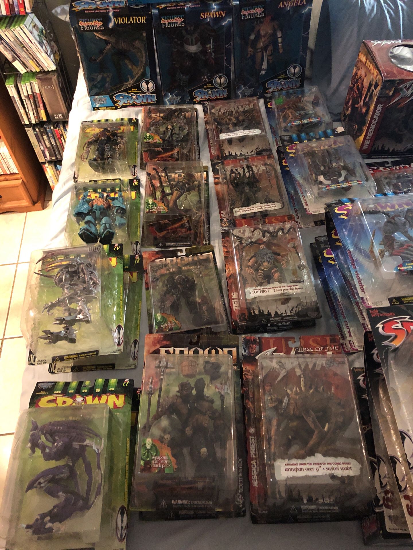 SELLING SPAWN entire 68 piece collection, OVER 10 Unique series and Exclusive SETS.