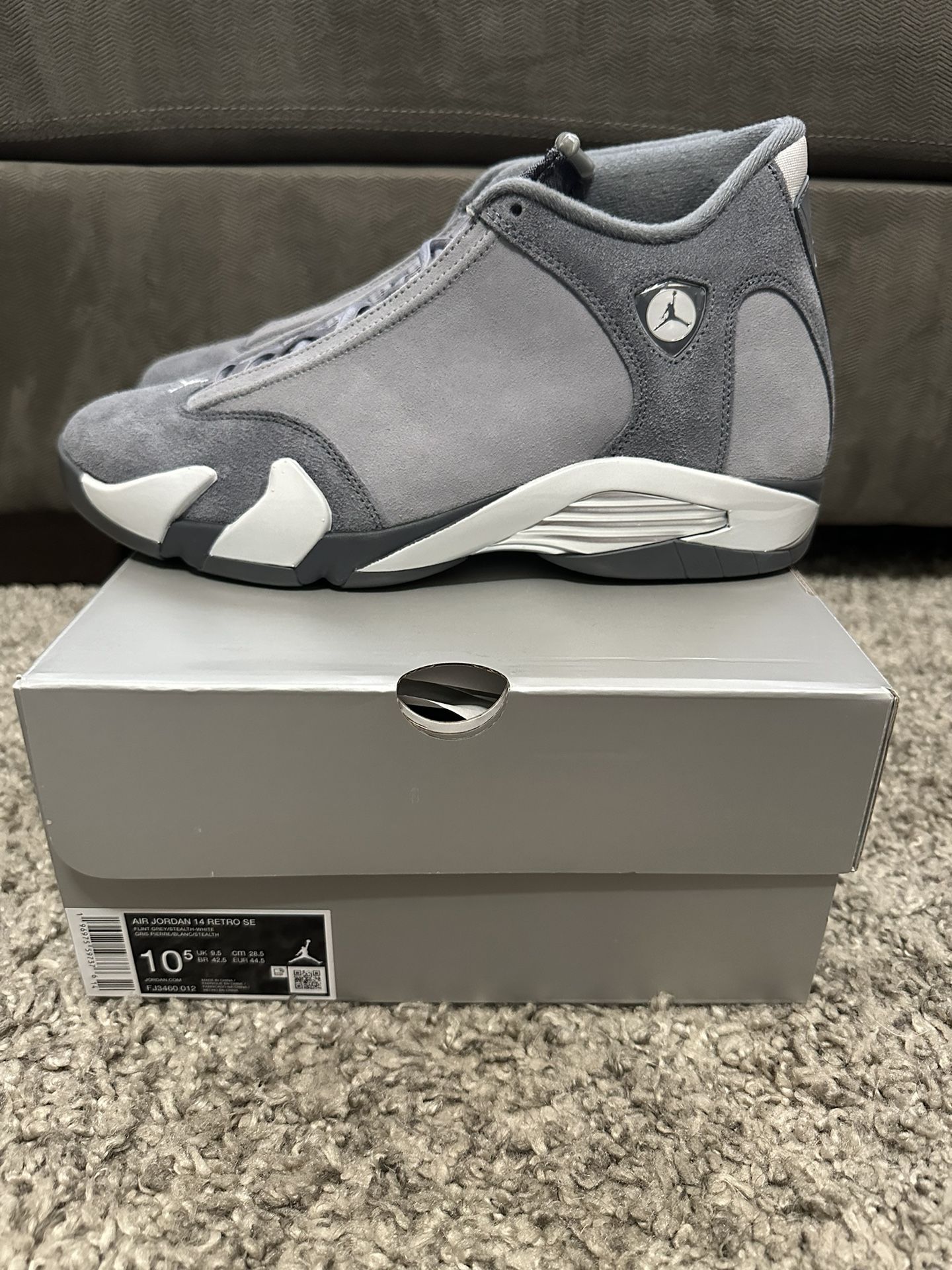 Brand New Jordan 14 Flint Grey Sz 10.5 