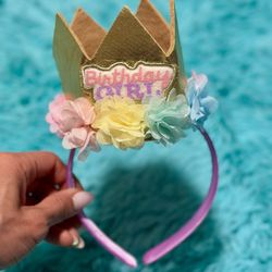 Never Used Birthday Crown Headband