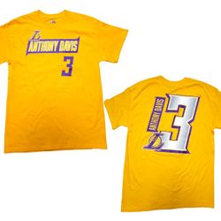 NBA Lakers #3 Anthony Davis Graphic Shirt New With Tags Medium, Large, XL, 2XL