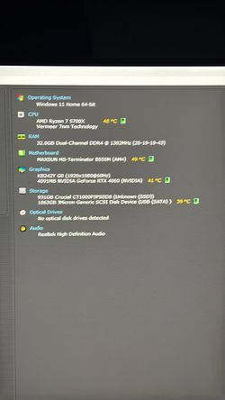 4060 pc  32gb ram