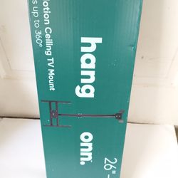 Onn Full Motion Ceiling TV Mount for 26" to 65" TV Brand New