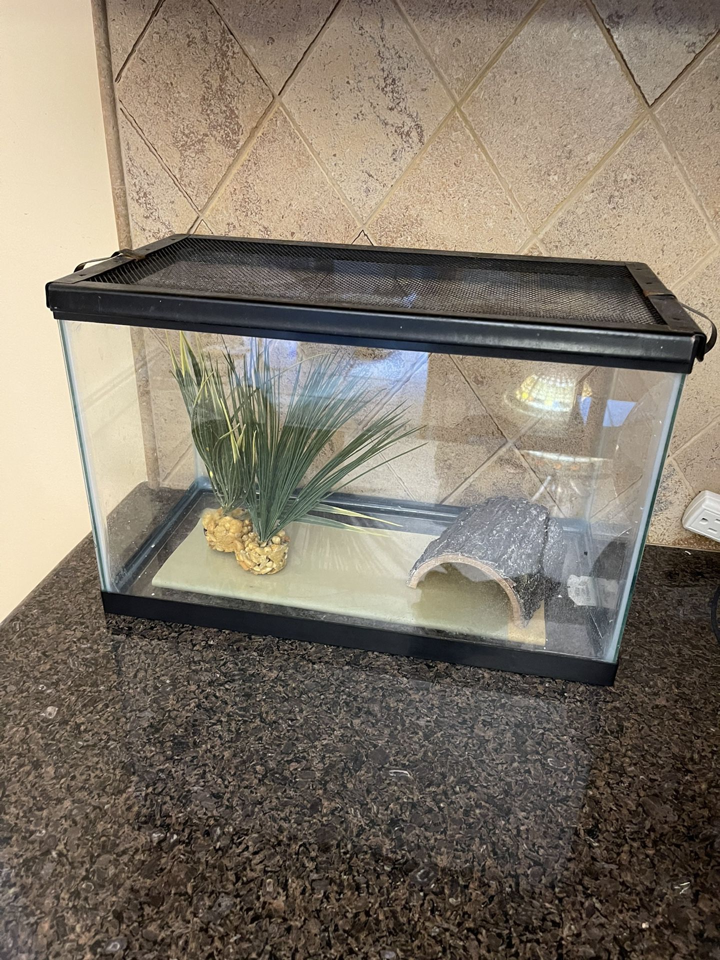 Reptile Tank And Cover