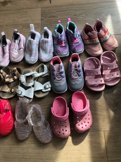 Girls size 8 shoe lot