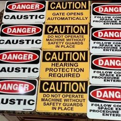 Safety Signs Industrail/Construction 10”X 7” Aluminum