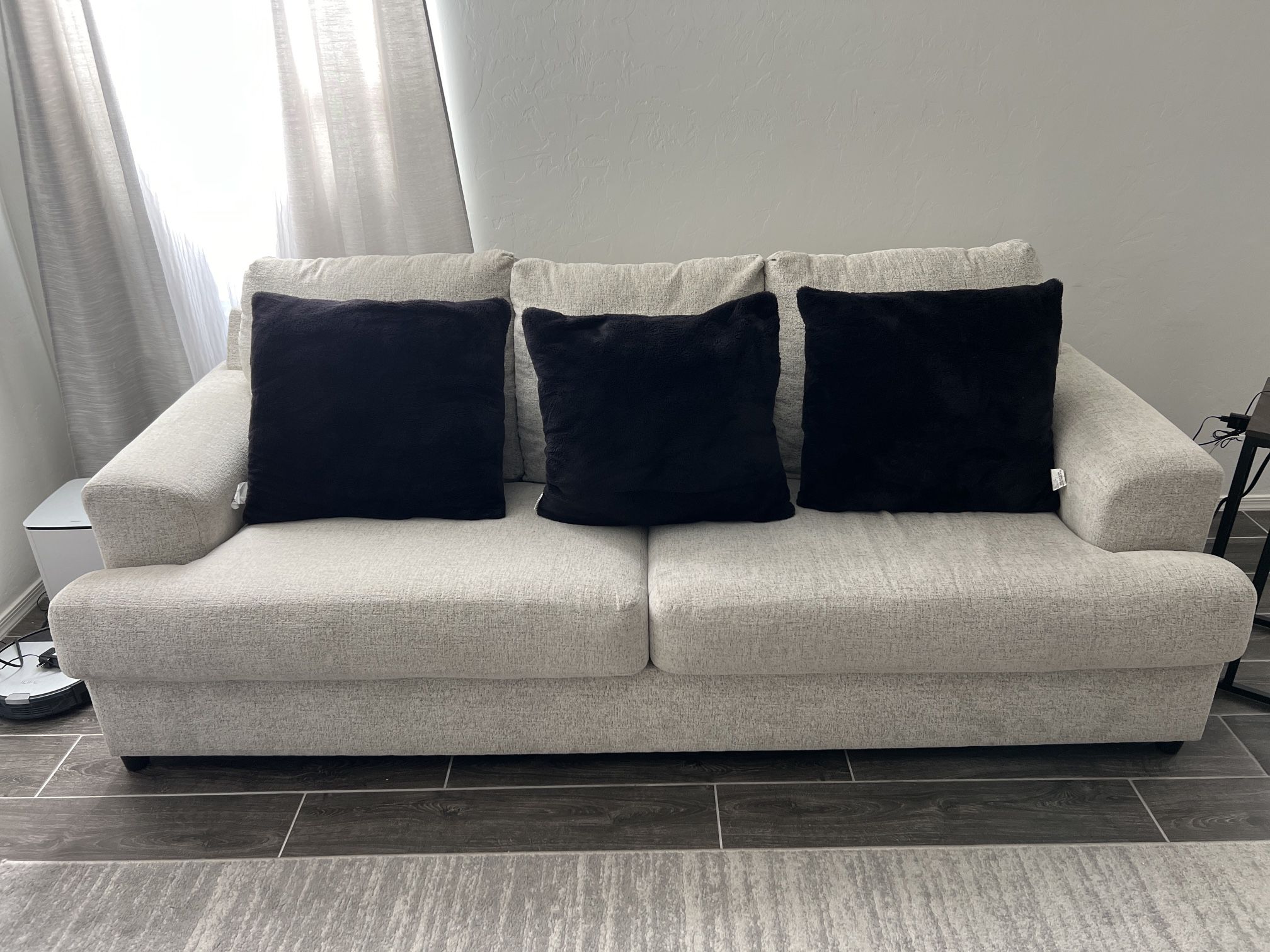 Couch, Sofa, Ottoman