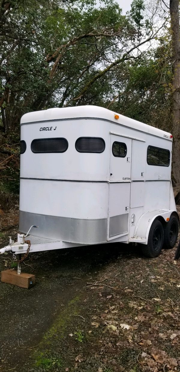 1995 Circle J two horse slant trailer for Sale in Roseburg, OR OfferUp