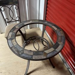 Glass Top Table With 4 Chairs 