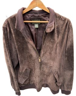 Vintage Eddie Bauer Seattle Suede Jacket Size L Clean  
