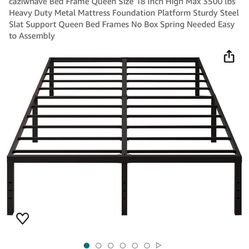 Metal Queen Sized Bed Frame 