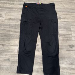 Empyre Black Cargo Jeans Mens Size 38