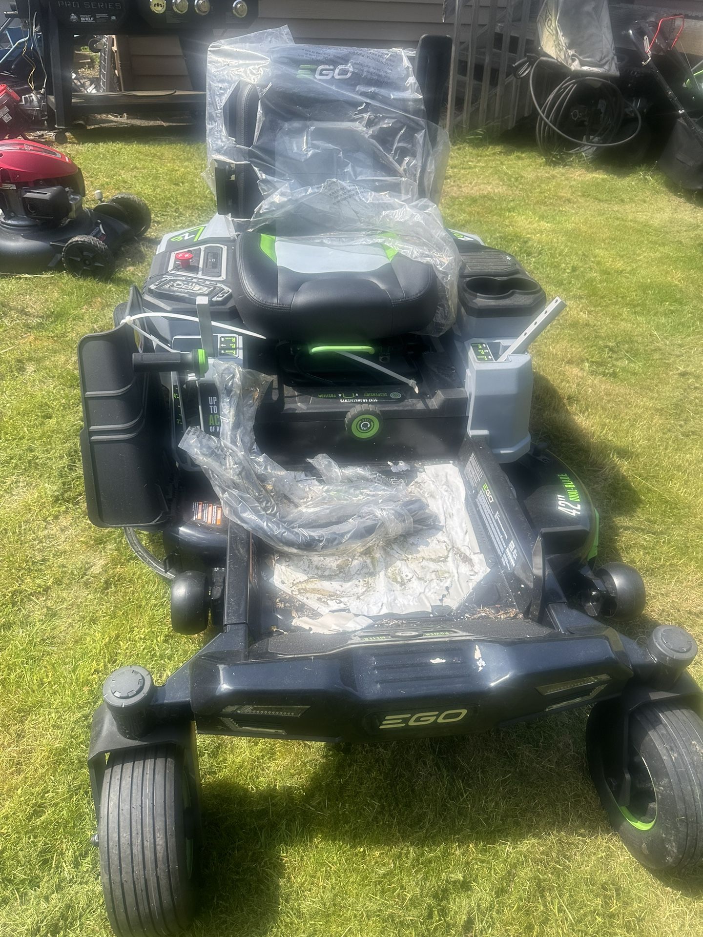 Brand New E Go Zero Turn Ridding Electric Mower