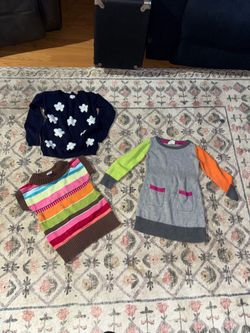 Girls Knit Sweater Bundle – 3 Pieces