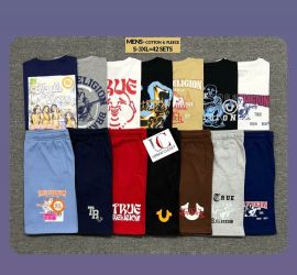 True Religion Men's T-Shirt & Shorts Sets S-3XLn sets