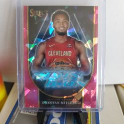 Cavaliers Donovan Mitchell Refractor Card