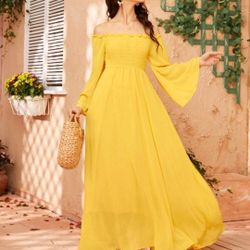 Spring Dress Size Large New 