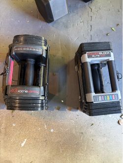 Power block dumbbells