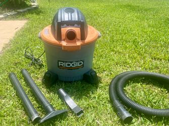 Rigid wet Vac, trailer hitch