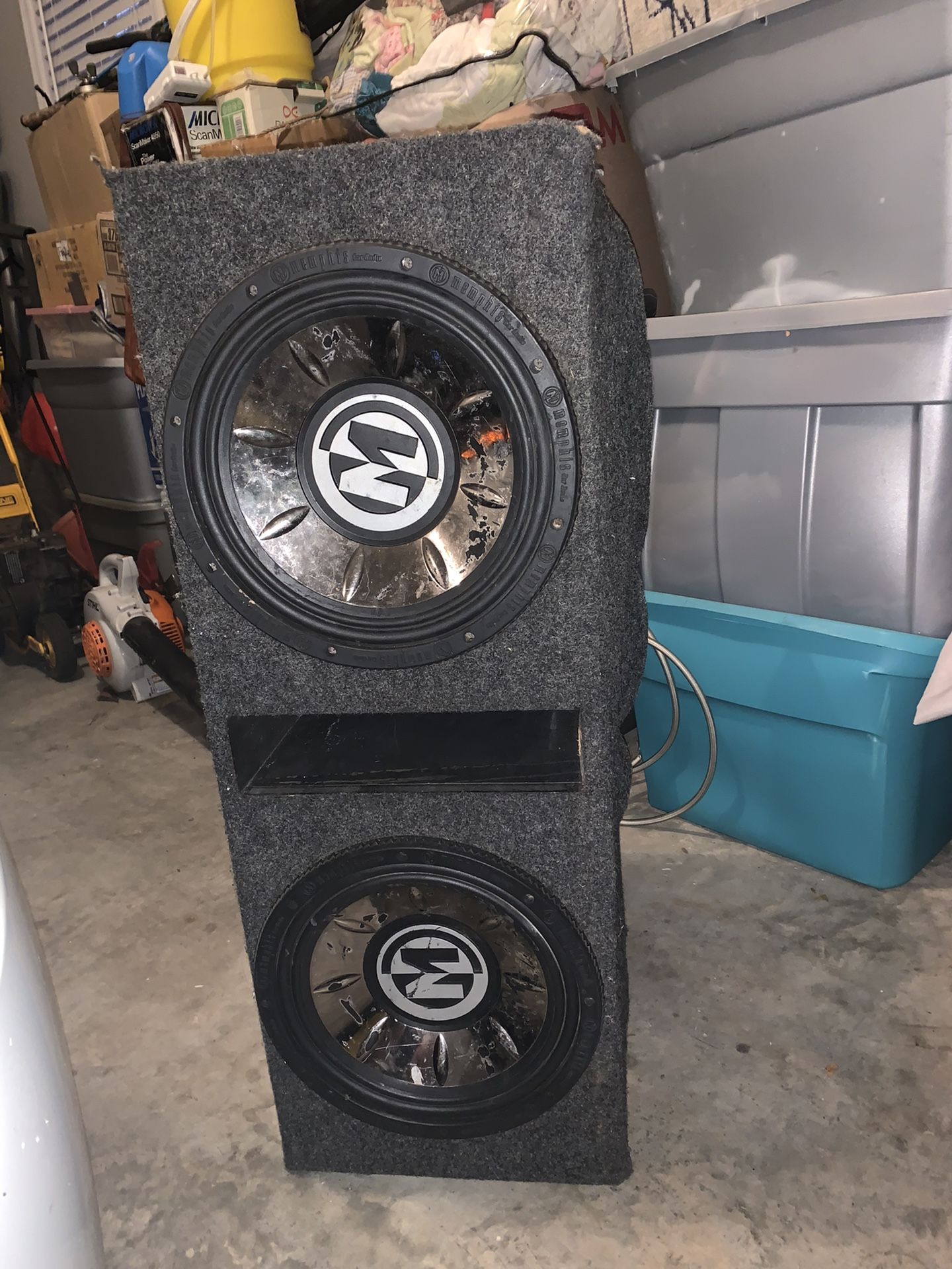 12 In MEMPHIS SUBS    W/POWER AMP