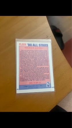 1990 Fleer All-Stars Michael Jordan Card #5
