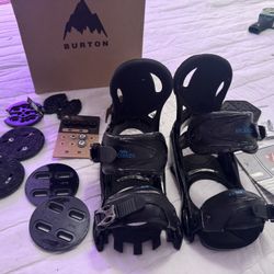 Burton Snowboard Bindings Women’s Medium