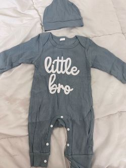 Little bro onesie & hat new