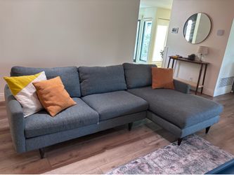 Room and Board Jasper sofa (blue)