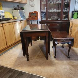 Drop Leaf Kitchen Table And Coffee Table