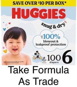 Huggies snug dry size 6 diapers pañales