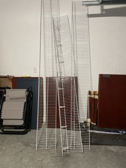 Wire Shelving (3) 