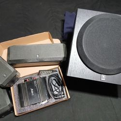 Yamaha Speakers and Sub, LEPY Audio Driver